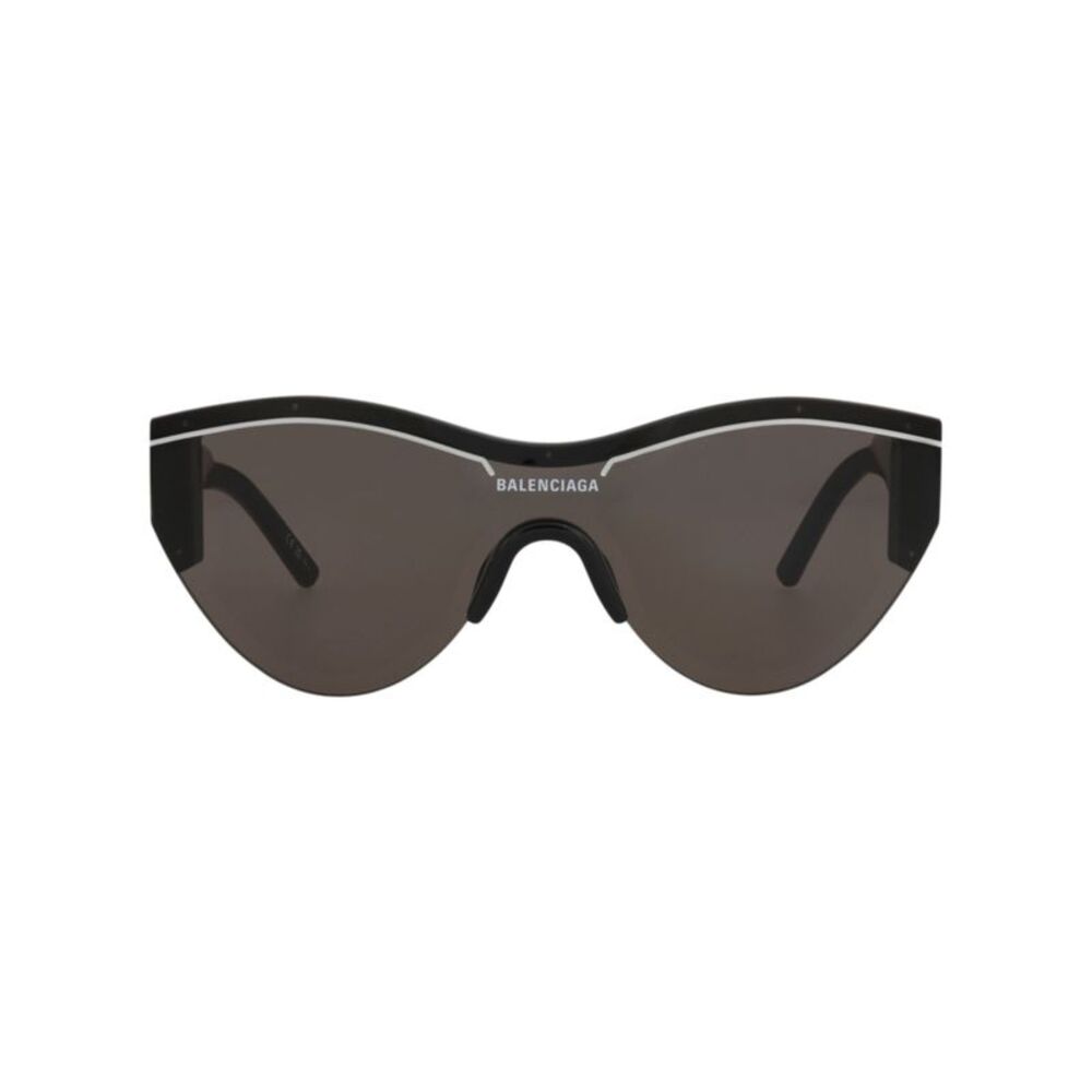 Balenciaga Shield-Frame Acetate Sunglasses Black Unisex-Adult